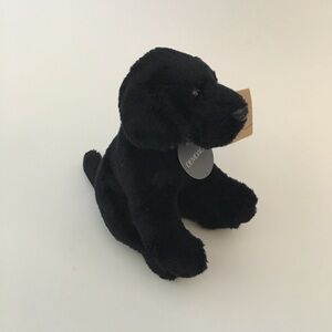 NEW 6” Black Labrador Dog Knightly the Black Lab Stuffed Animal | Demdaco